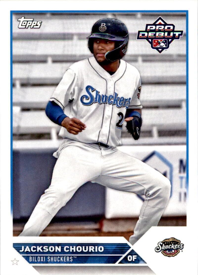 Amazon.com: 2023 Topps Pro Debut #PD-40 Jackson Chourio Biloxi